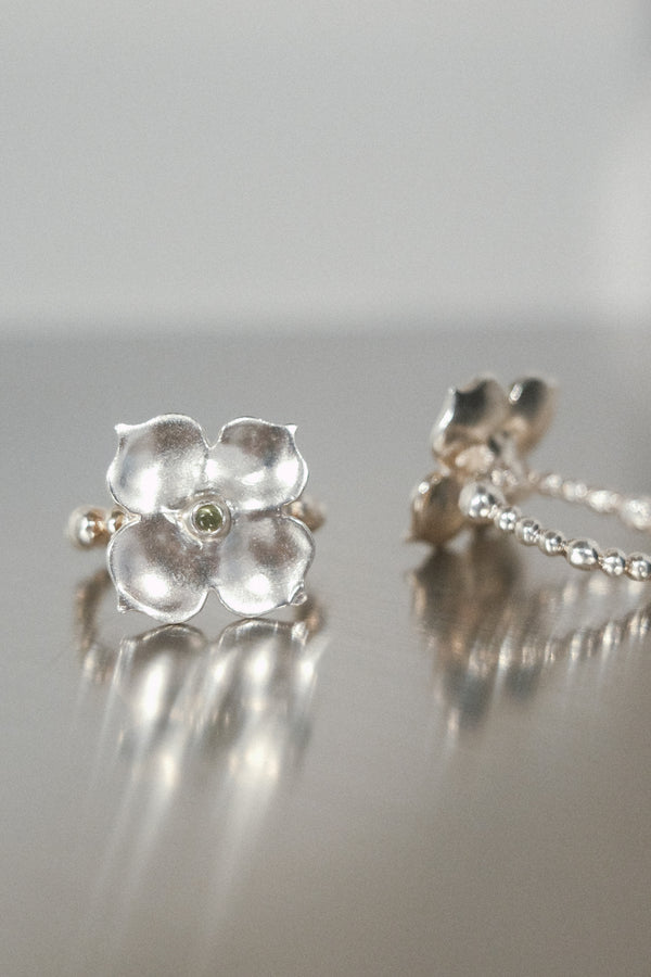 Bubble Flor Ring (Moonstone)