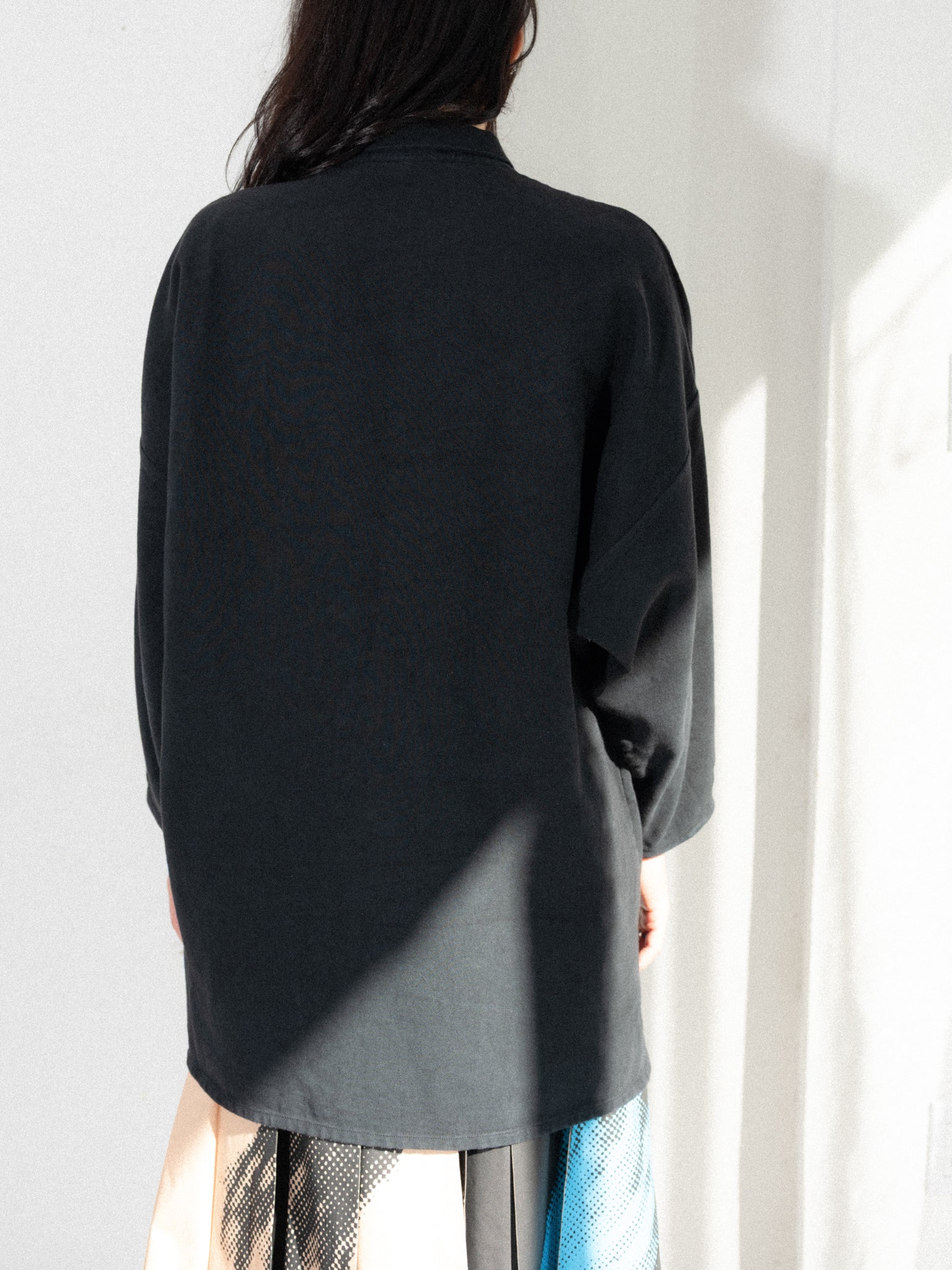 Dolman Sleeve Collared Jacket