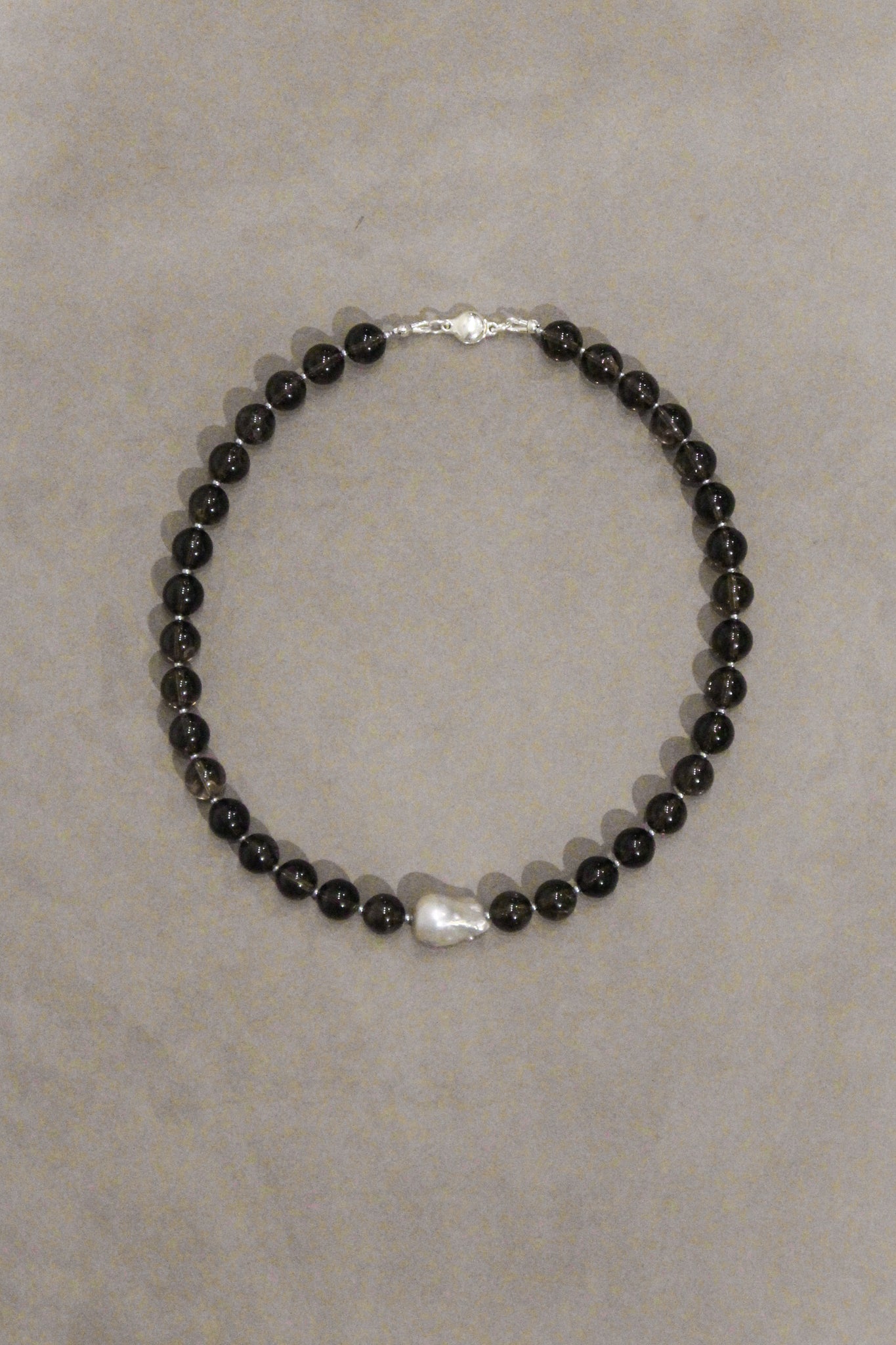 Oyster Thief Necklace (Smokey Quartz)