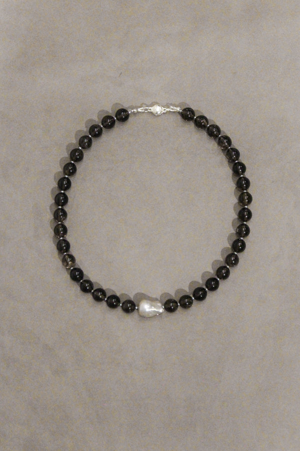 Oyster Thief Necklace (Smokey Quartz)