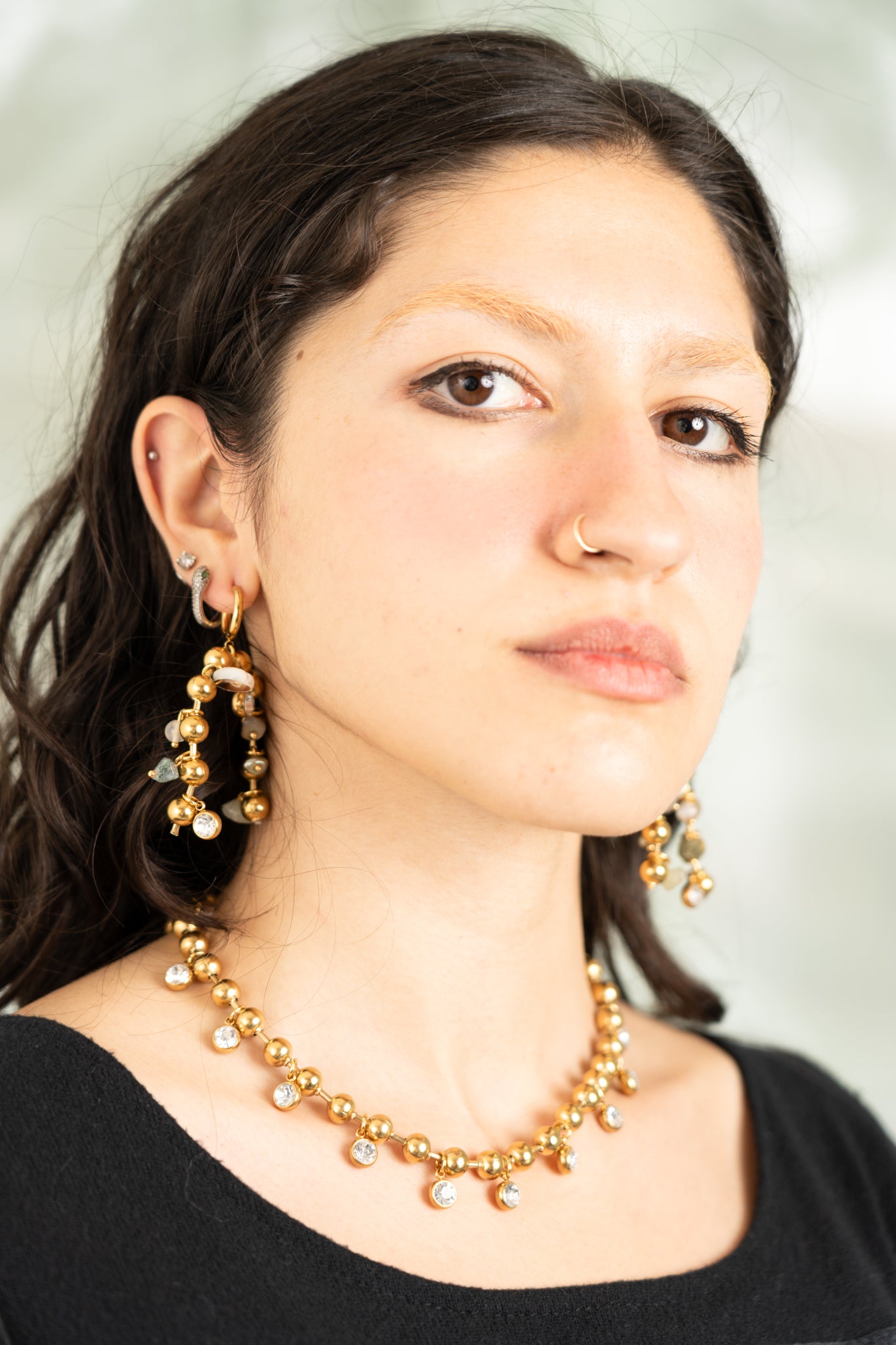 Baby Junk Gold Earrings