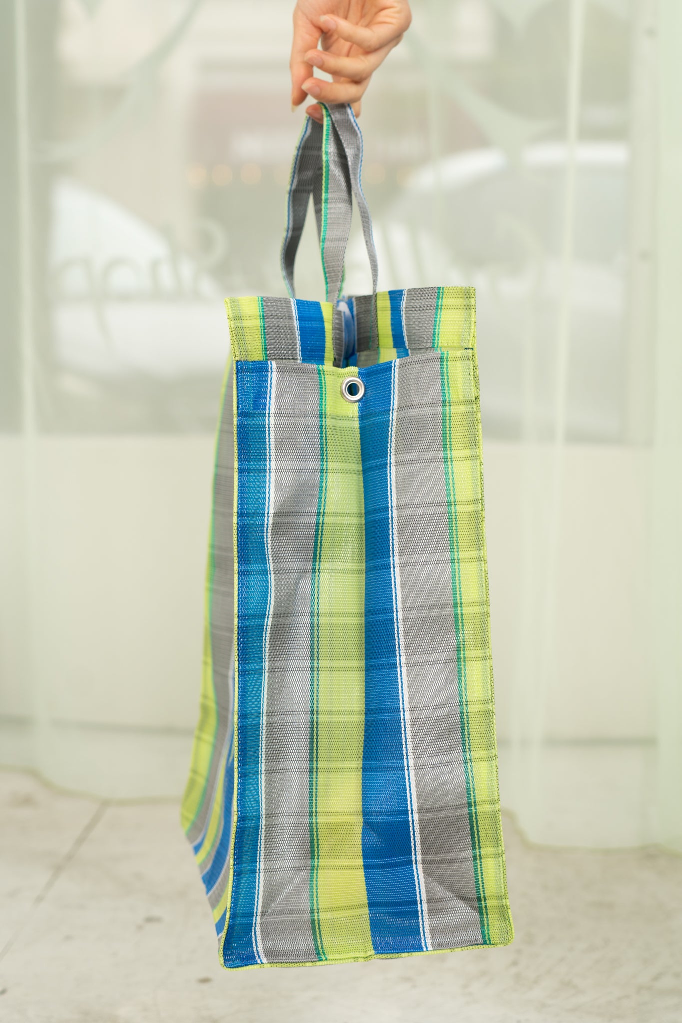Medium Travel Bag (Green/Blue)