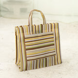 Small Travel Bag (Green Stripe)
