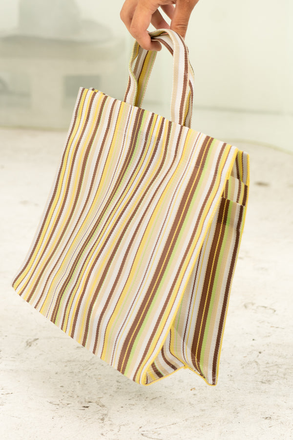 Small Travel Bag (Green Stripe)
