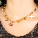 Beach Junk Gold Necklace