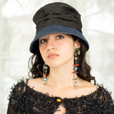 Hattie Hat (Mixed Denim)