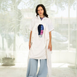 Tetra Top (Upcycled White Shirting)