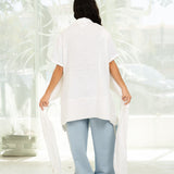 Tetra Top (Upcycled White Shirting)