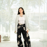 Linen Double Print Pants