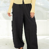 Rayon Chef Pant (Black Seasme)
