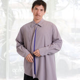 Asymmetrical Drape Airism Shirt