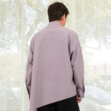 Asymmetrical Drape Airism Shirt