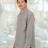 Grind Chambray Shirt (Grey)