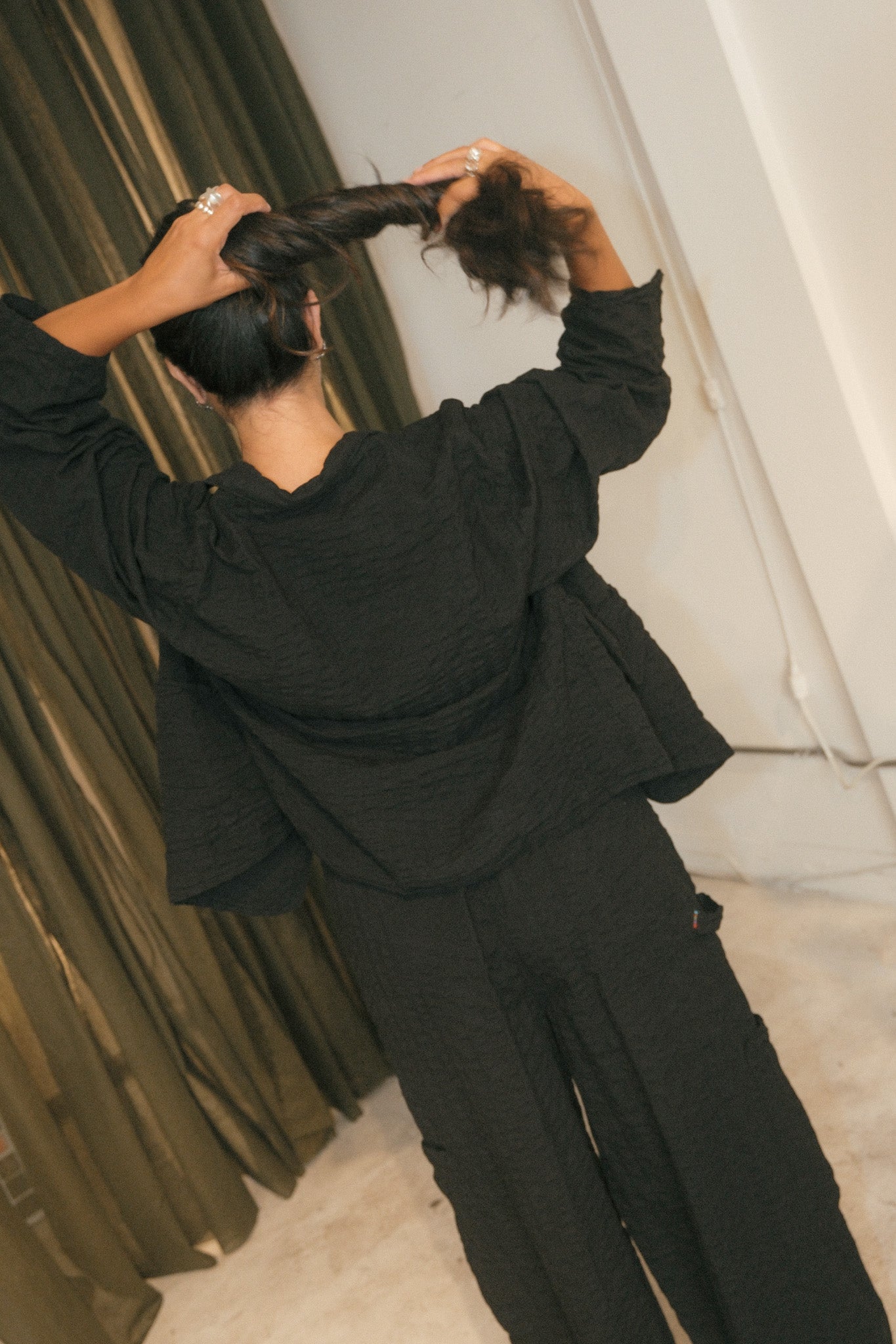 FDA Seersucker Dinner Jacket (Licorice)