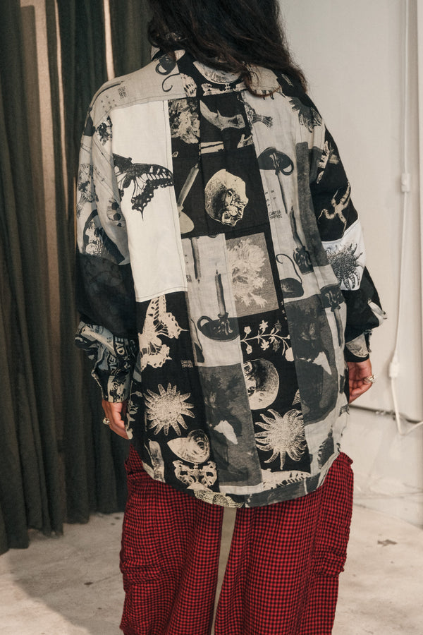 Thao Patchwork Linen Shirt