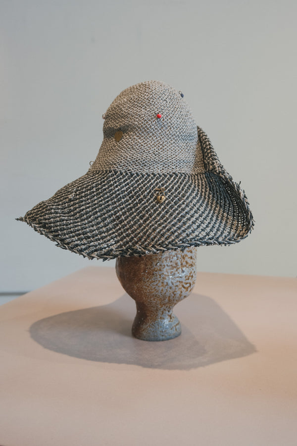 Charm Hat (Charcoal Weave)