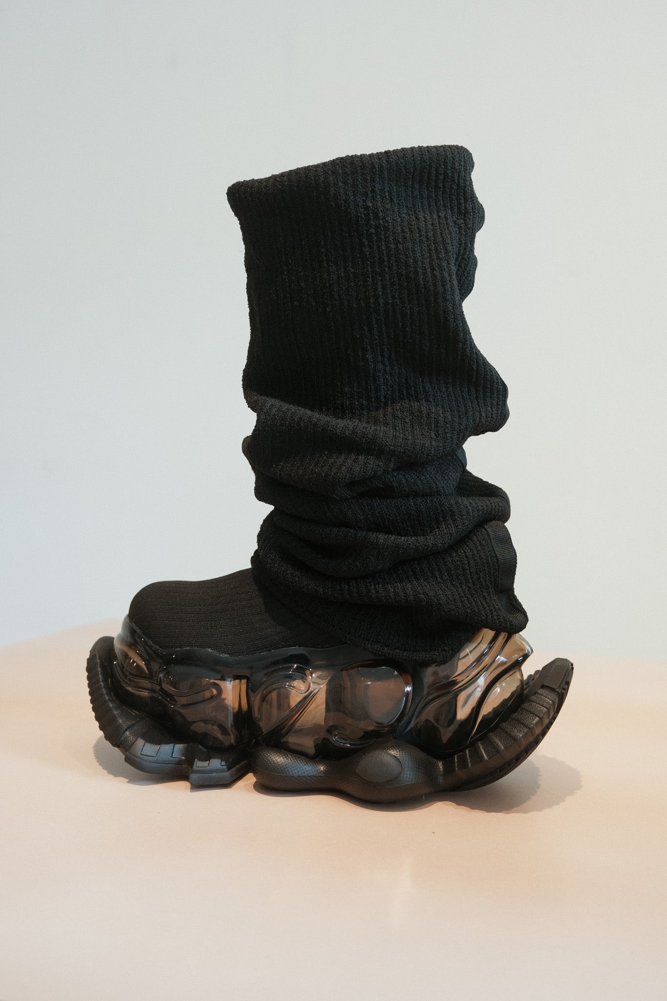 Skyscraper Falcon Loose Sock Sneaker (Black)