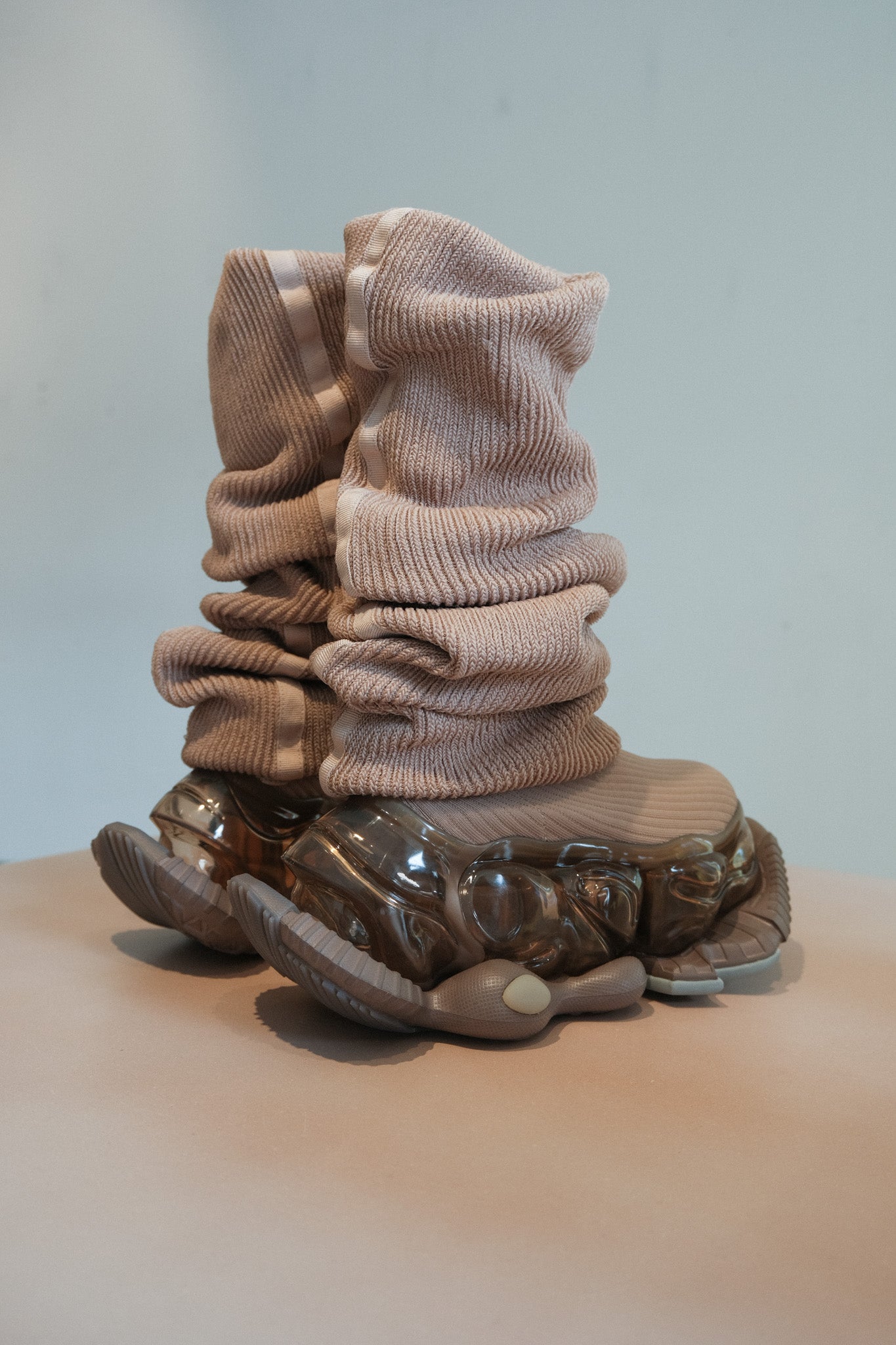 Skyscraper Falcon Loose Sock Sneaker (Sand)
