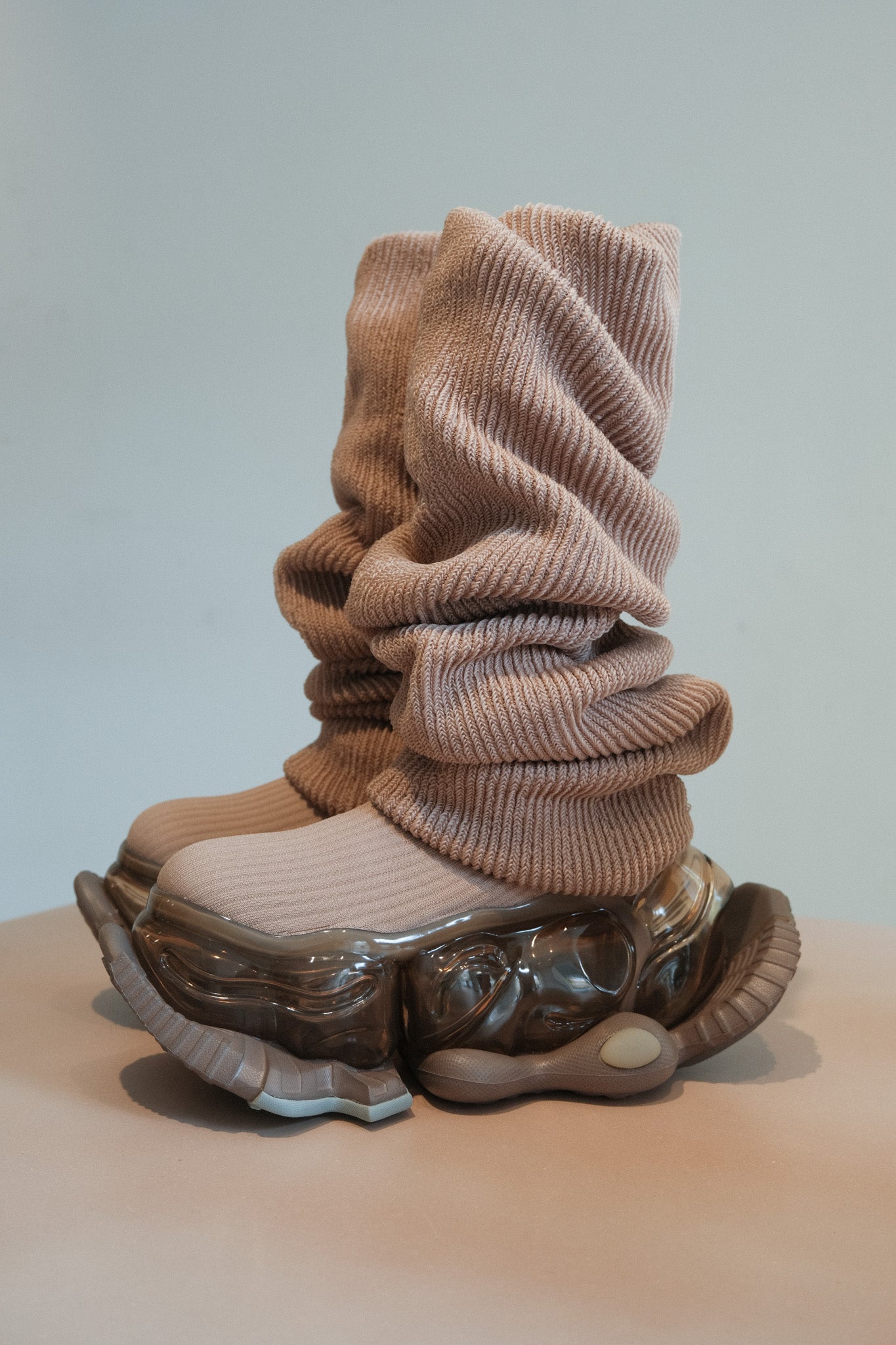 Skyscraper Falcon Loose Sock Sneaker (Sand)