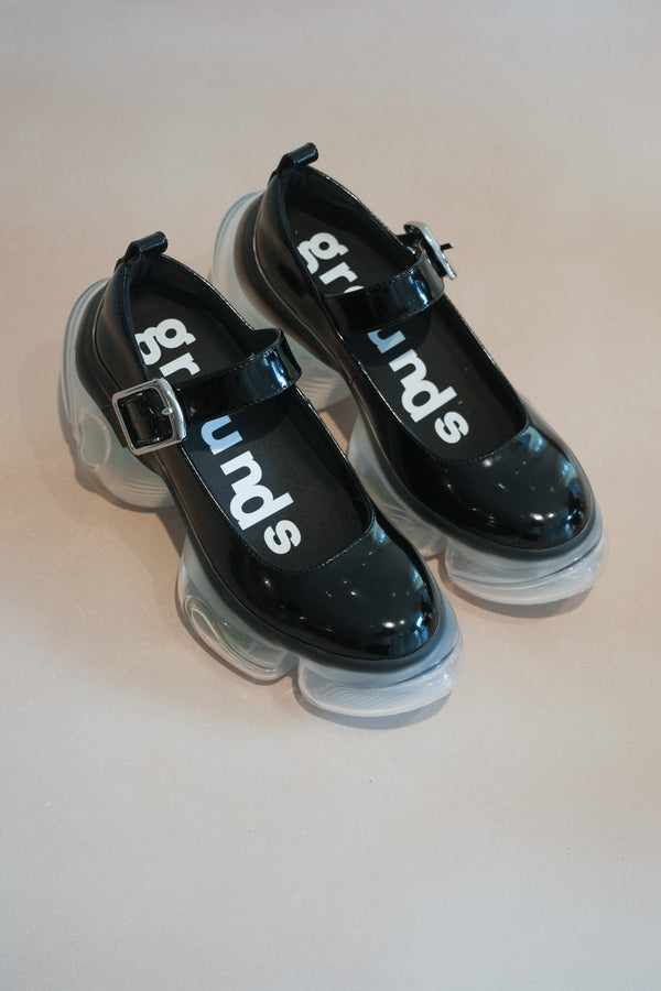 Loopie Lady Mary Jane (Black/Clear)
