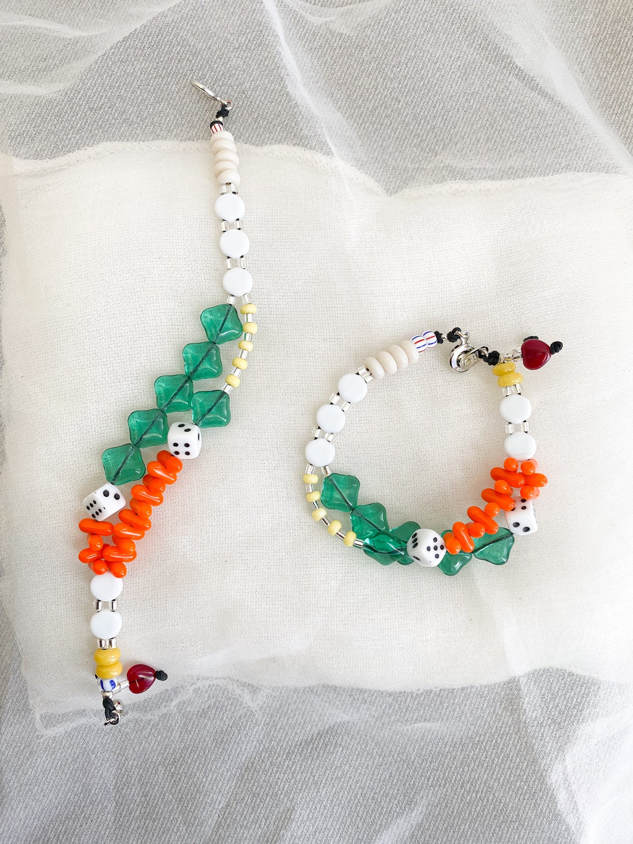 Dices Mint Double Bracelet
