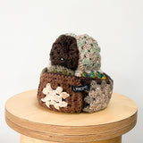 08 Crochet Granny Beanie (Brown)