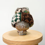 08 Crochet Granny Beanie (Brown)