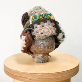 08 Crochet Granny Beanie (Brown)