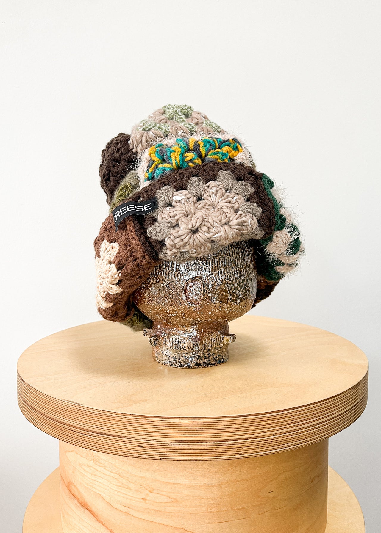 Crochet Beanie 08 (Brown)