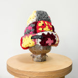 06 Crochet Granny Beanie (Red)