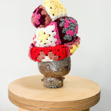 06 Crochet Granny Beanie (Red)