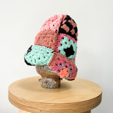 04 Crochet Granny Beanie (Pink)