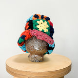 02 Crochet Granny Beanie (Turquoise)