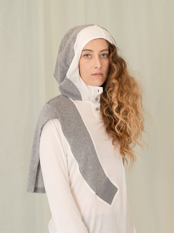 Sweater On Shoulder Shirt