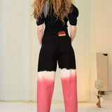 Maiden Jeans (Black/Pink)