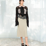 Low Knit Stripe Jumper (Black)