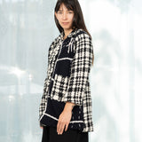 Black Check Coat