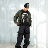 Warpaint Mohair Cardigan (Green/Multi)