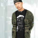 Warpaint Mohair Cardigan (Green/Multi)
