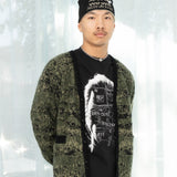 Warpaint Mohair Cardigan (Green/Multi)