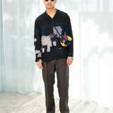 Wildblue LS Souvenir Shirt (Blue/Multi)