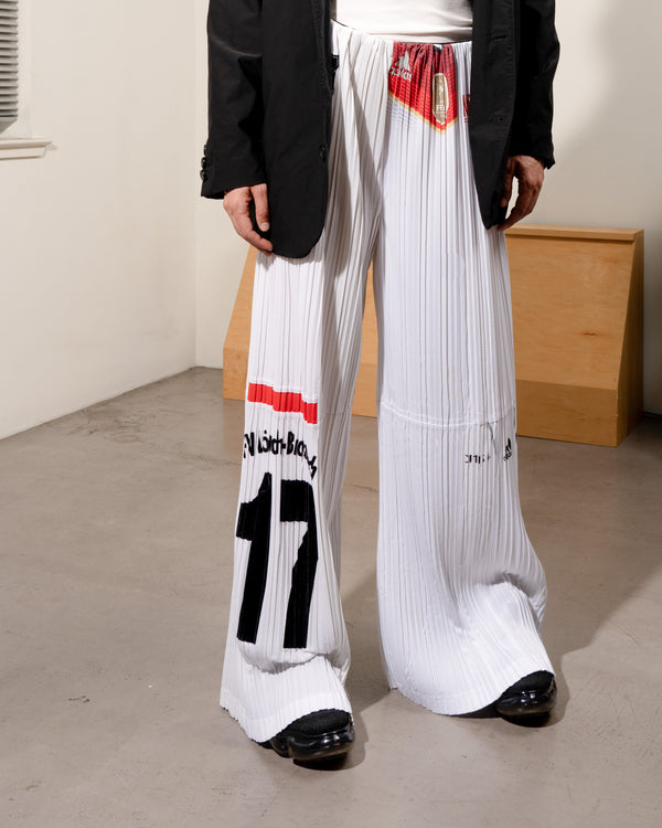Futebol Pleated Trousers (White)