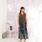 Denim Patchwork Skirt