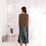 Denim Patchwork Skirt