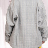 Kantha Over Jacket (Light Grey)