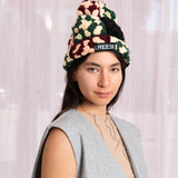 31 Crochet Granny Beanie (Green/Yellow)