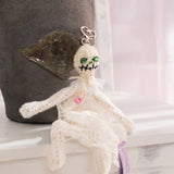 Skull Amigurumi Doll Keychain