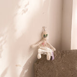 Skull Amigurumi Doll Keychain