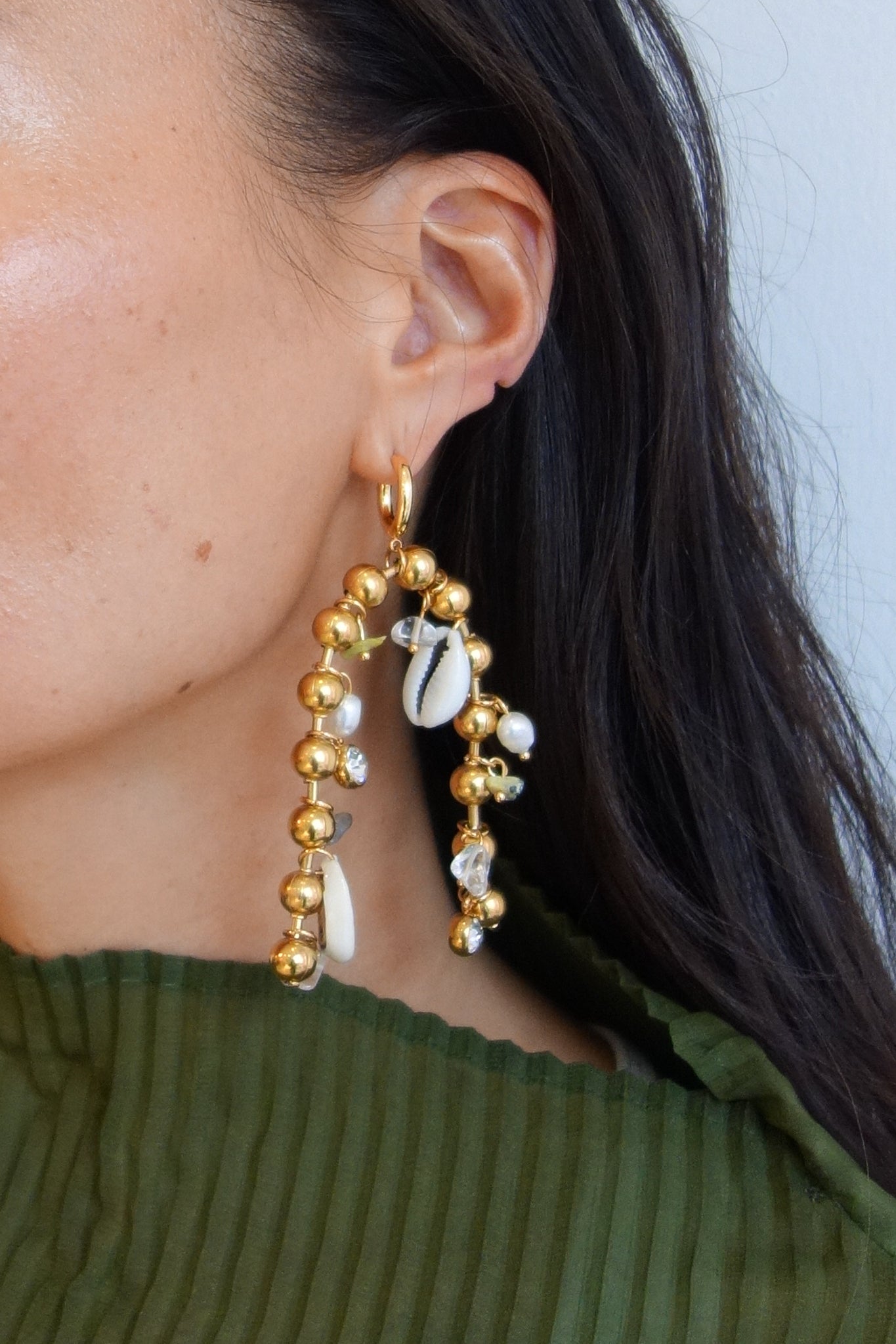 Baby Junk Gold Earrings