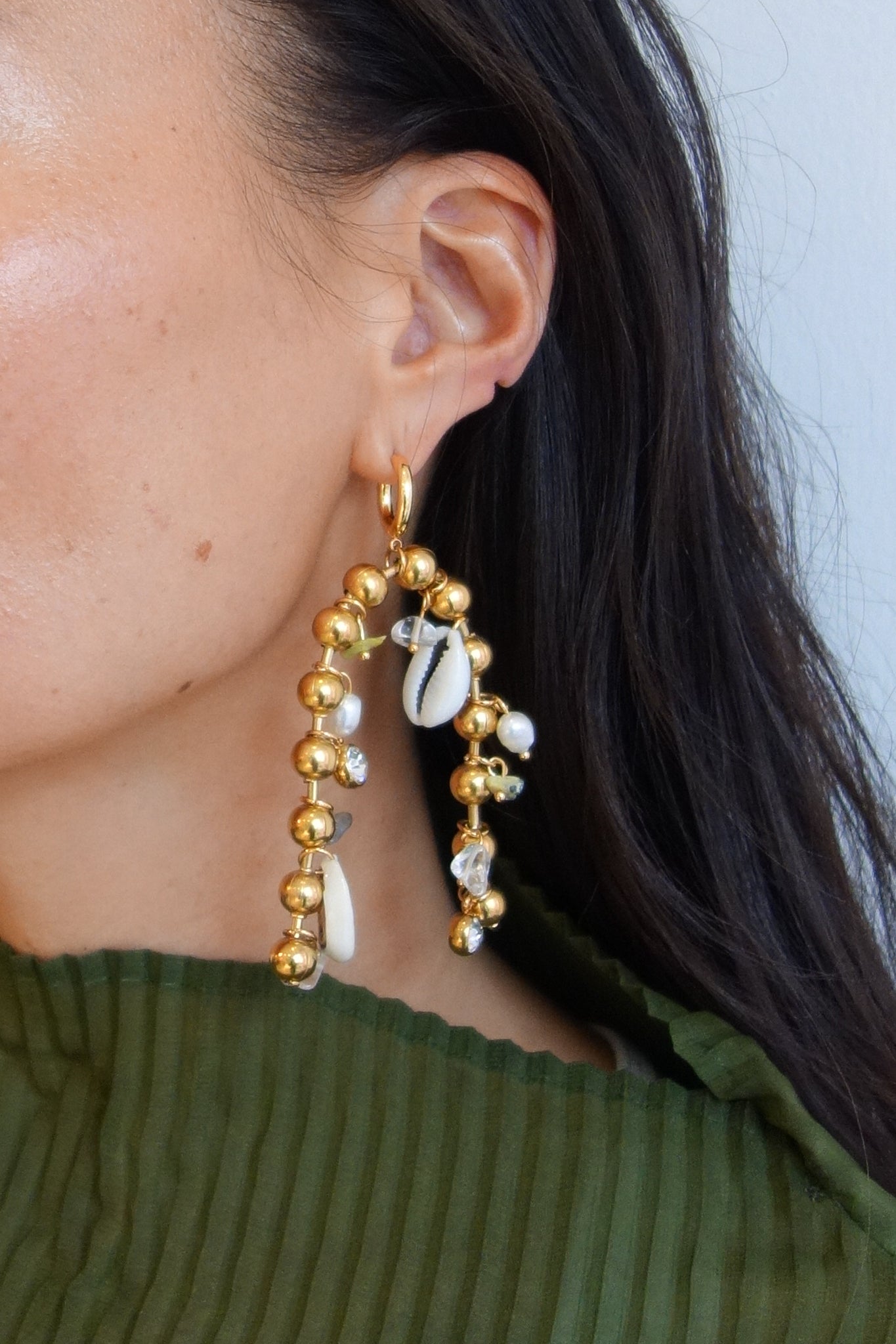 Baby Junk Gold Earrings